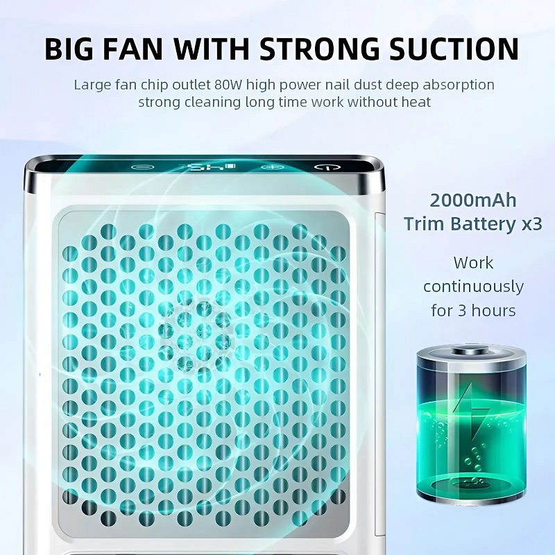 Луксозен Прахоуловител с Touch Screen дисплей  BQ 858-7 80W-Безжичен