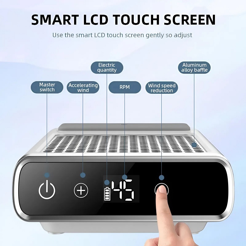 Луксозен Прахоуловител с Touch Screen дисплей  BQ 858-7 80W-Безжичен