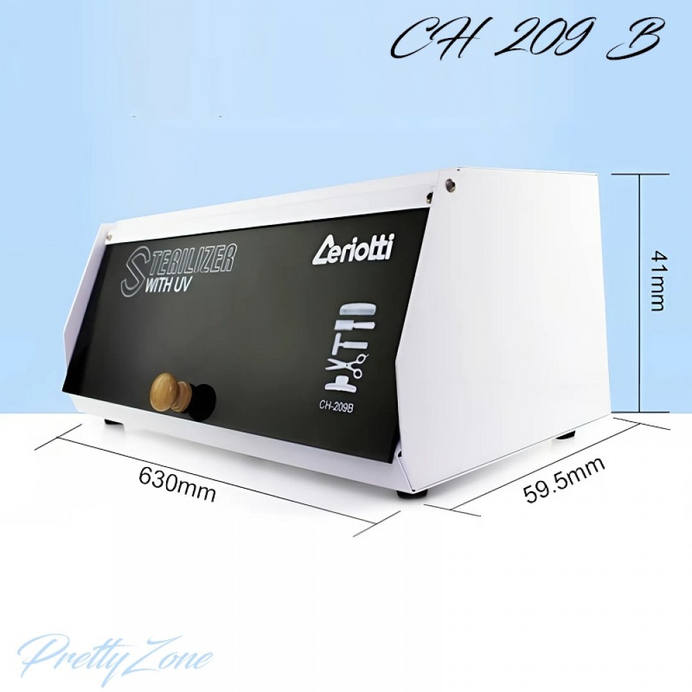 NEW UV стерилизатор за инструменти CH-209 B - Иновативен и удобен, скосен капак