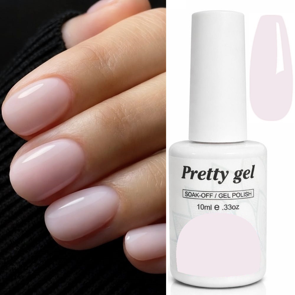 Гел лак Pretty French F3 Основа за френски маникюр - полупрозрачен