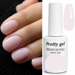 Гел лак Pretty French F3 Основа за френски маникюр - полупрозрачен