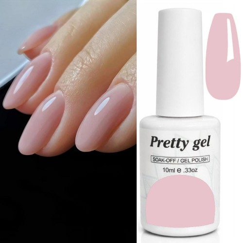 Гел лак Pretty French F14 Основа за френски маникюр - полупрозрачен