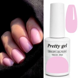 Гел лак Pretty French F15 Основа за френски маникюр - полупрозрачен