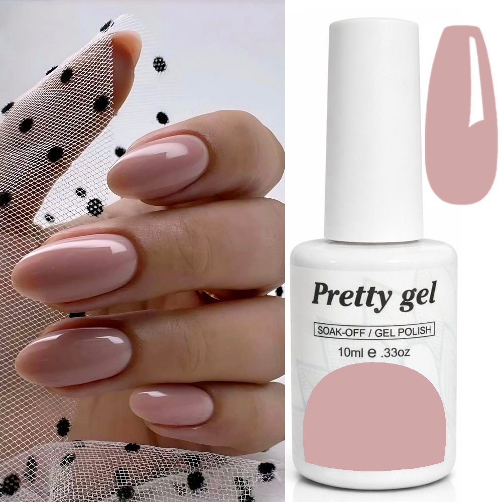 Гел лак Pretty French F26 Основа за френски маникюр - полупрозрачен Гел лак Pretty French F26 Основа за френски маникюр - полупрозрачен