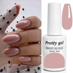 Гел лак Pretty French F26 Основа за френски маникюр - полупрозрачен