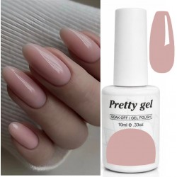 Гел лак Pretty French F28 Основа за френски маникюр - полупрозрачен