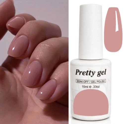 Гел лак Pretty French F29 Основа за френски маникюр - полупрозрачен