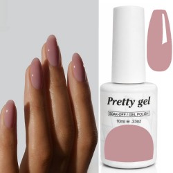 Гел лак Pretty French F5 Основа за френски маникюр - полупрозрачен