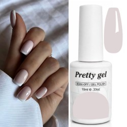 Гел лак Pretty French F6 Основа за френски маникюр - полупрозрачен