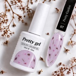 Pretty Gel Flora Garden 07 – изграждащ гел със сухи цветя, 10 мл. Pretty Gel Flora Garden 07 – изграждащ гел със сухи цветя, 10 мл.