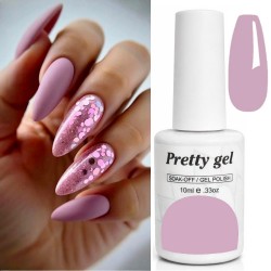 Гел лак Pretty 108 Розов Сатен
