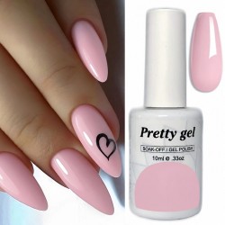 Гел лак Pretty 220 Ефирна Роза - полупрозрачен