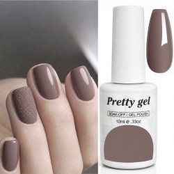 Гел лак Pretty 97 Пепеливо Кафяво