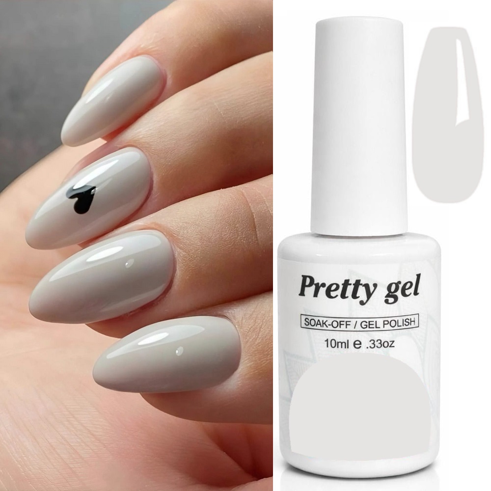 Гел лак Pretty 15 Тебеширенобял