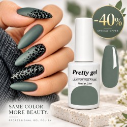 Гел лак Pretty 177 Дълбоко Сив Нюанс