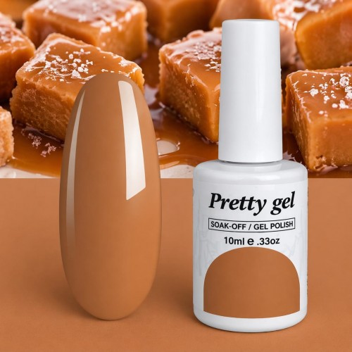 Гел лак Pretty 17 Светъл карамел