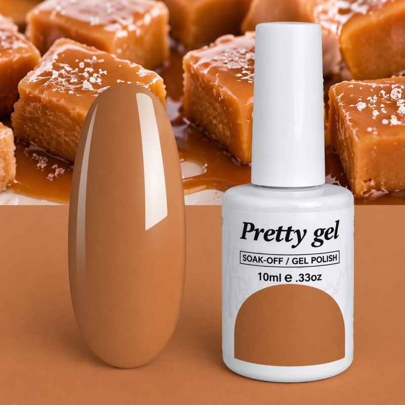 Гел лак Pretty 17 Светъл карамел