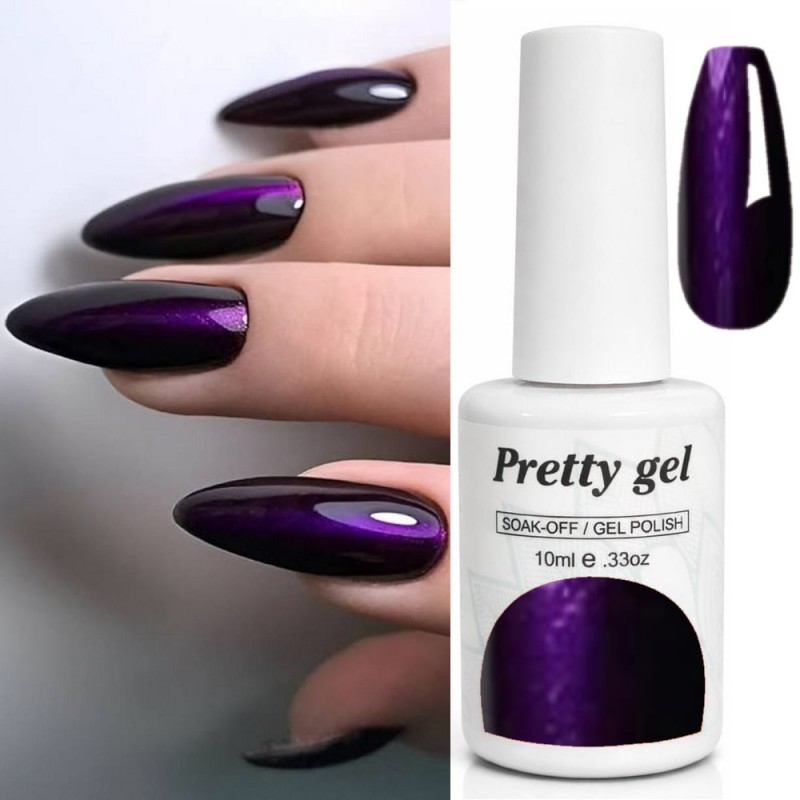 Магнитен гел лак Pretty 7014 за черна основа Магнитен гел лак Pretty 7014 за черна основа