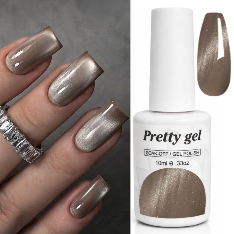 Гел лак Cat 7 Перлено "котешко око" Pretty