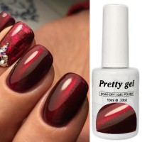 Магнитен гел лак Pretty RED 16 Котешко око