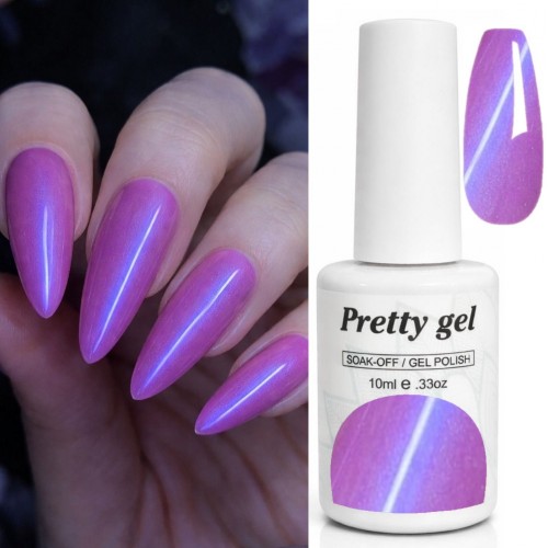 Гел лак Pretty 544 Розово съвършенство със син блясък Гел лак Pretty 544 Розово съвършенство със син блясък