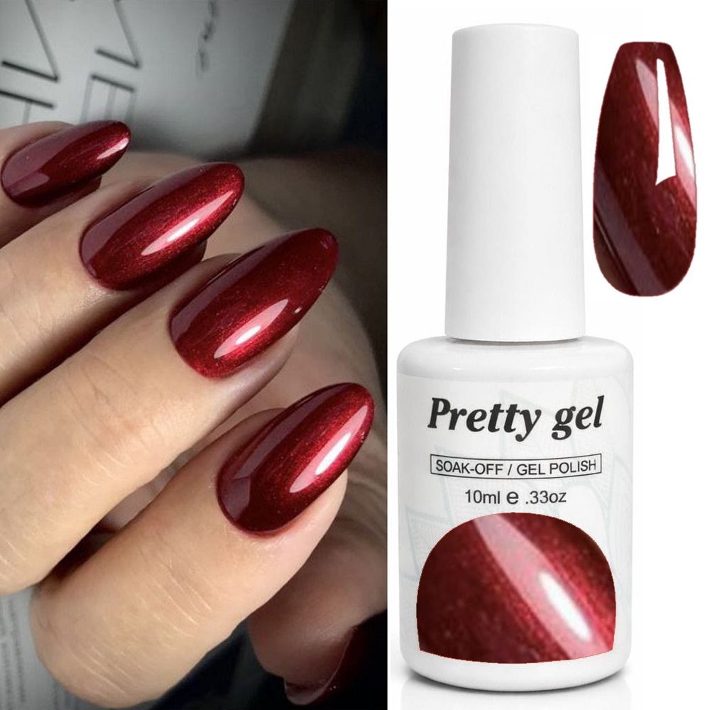 Гел лак Pretty Червена перла 16