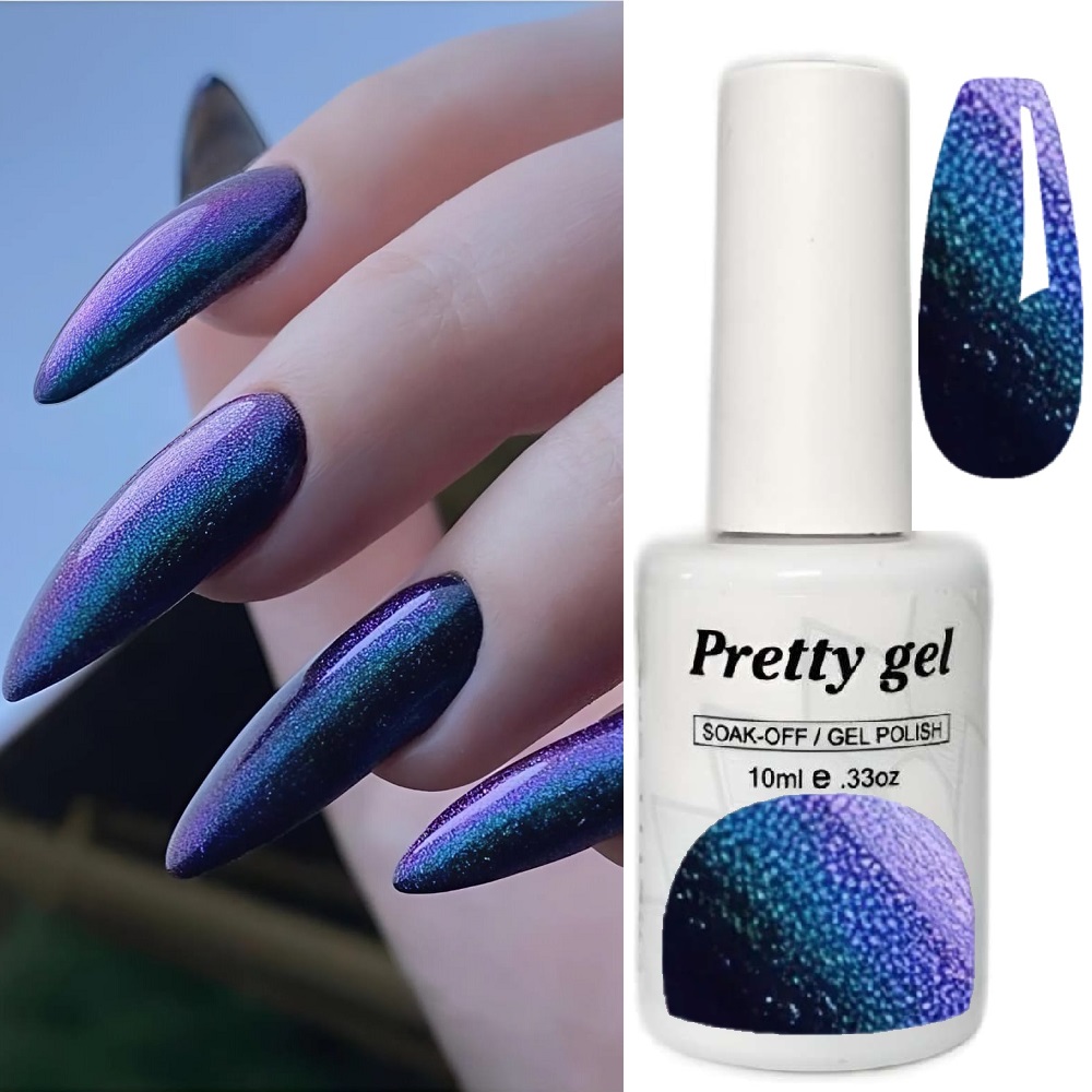 Гел лак Pretty 262 Холограмна Нощ