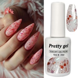 Гел лак Pretty 833 Коледни Конфети