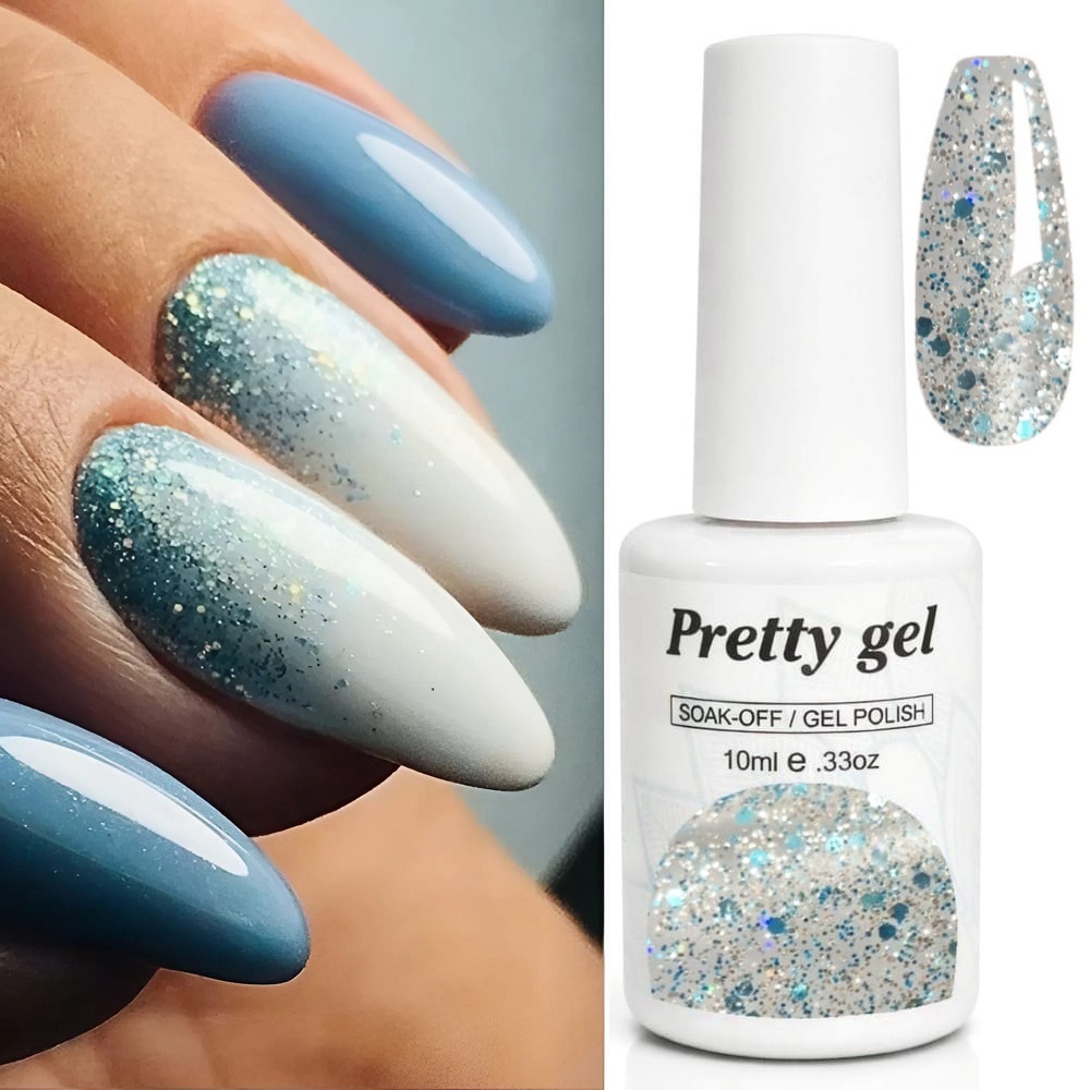 Гел лак Pretty 222 Морски Блясъци