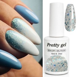 Гел лак Pretty 222 Морски Блясъци
