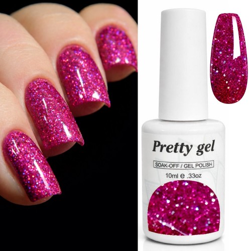 Гел лак Pretty 504 Rainbow Raspberry