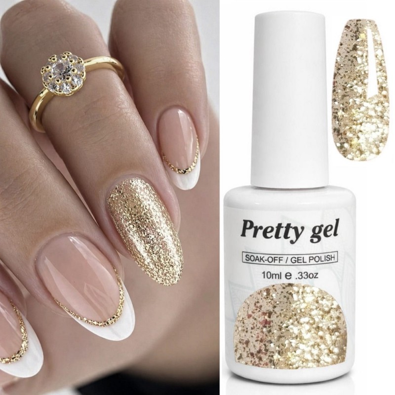 Гел лак Pretty 832 ЗЛАТО