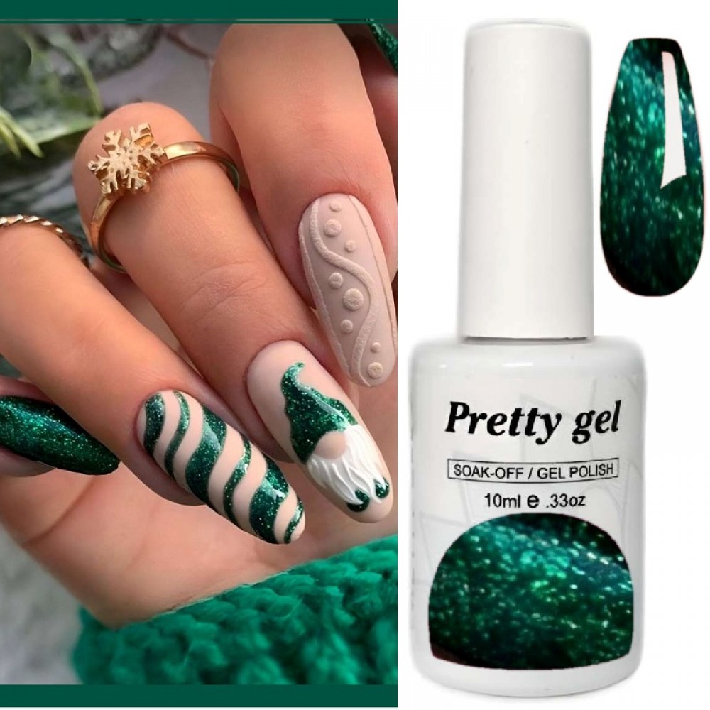 Гел лак Pretty A35 Зелена Прелест