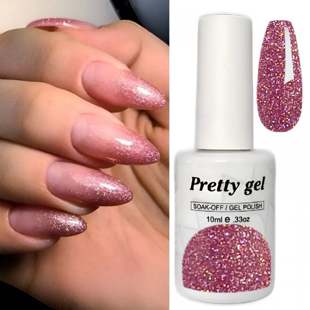 Гел лак Pretty 223 Розов Кашмир