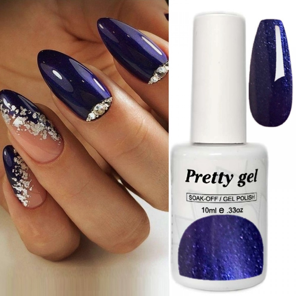Гел лак Pretty 331 Стилно Тъмно Синьо