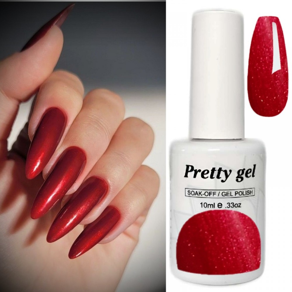 Гел лак Pretty A48 Класическа Червена Перла