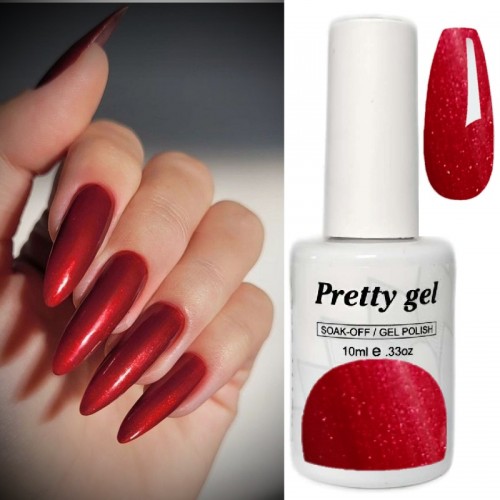 Гел лак Pretty A48 Класическа Червена Перла