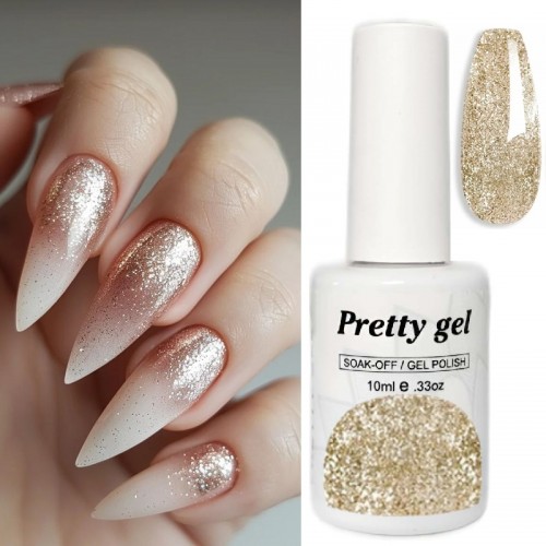 Цветен Топ Pretty 3 Златен блясък