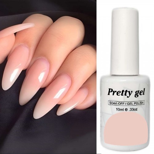 Цветна Камуфлажна - Rubber база с аромат на ДЪВКА 3317 - Основа за гел лак Pretty