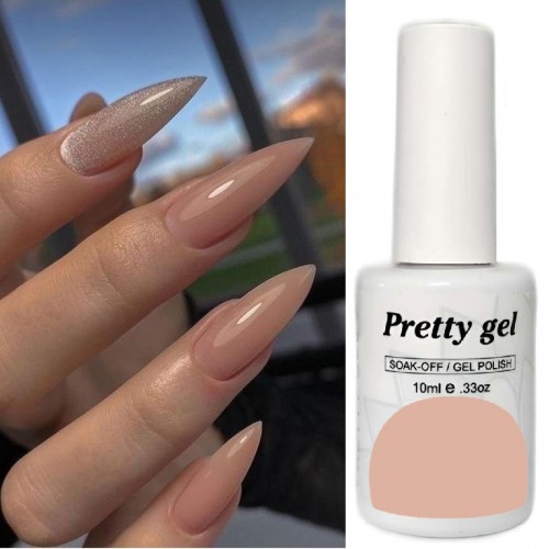 Цветна Камуфлажна - Rubber база с аромат на ДЪВКА 3321 - Основа за гел лак Pretty