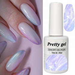 Топ Лак Pretty Aurora BLUE - Нежни, Хамелеонови отблясъци в синьо