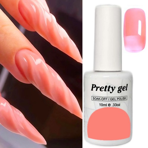 Sunset 39 Витражен топ гел лак Pretty Jelly Glass