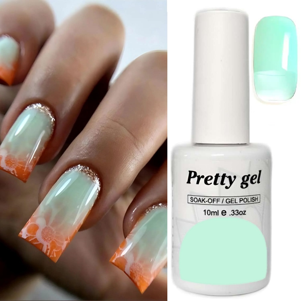 Mint 44 Витражен топ гел лак Pretty Jelly Glass Mint 44 Витражен топ гел лак Pretty Jelly Glass