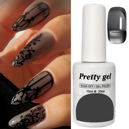 Onyx 6 Витражен топ гел лак Pretty Jelly Glass