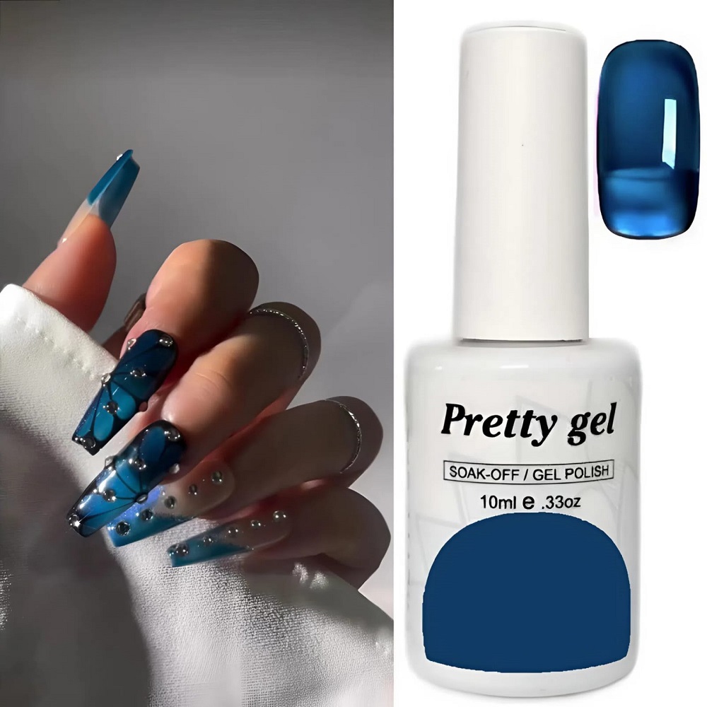 Aegean 27 Витражен топ гел лак Pretty Jelly Glass