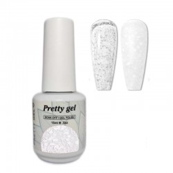 Топ лак Pretty с бели точки микс размер- без лепкав слой-foto2