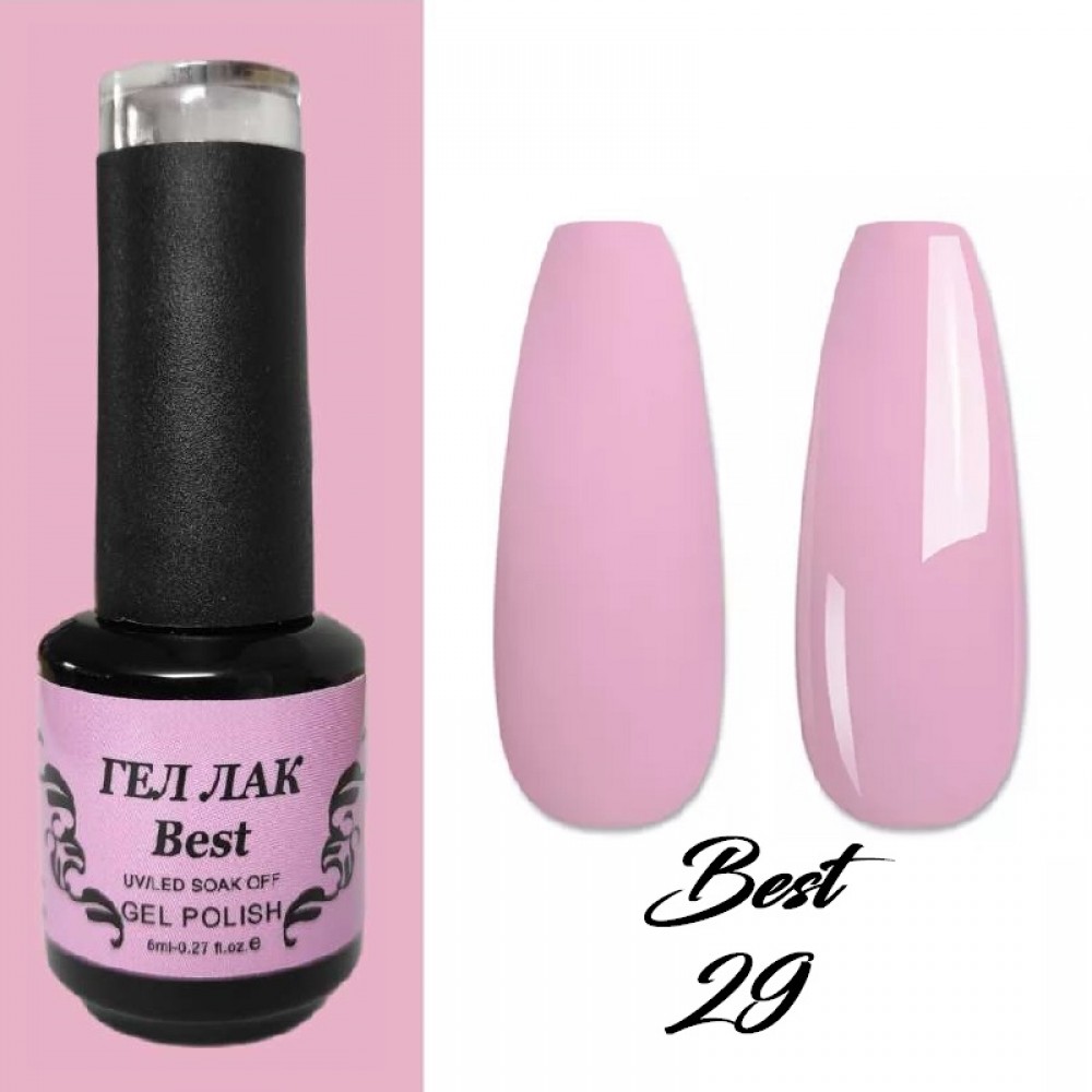 Гел лак Best 29 Светлорозов