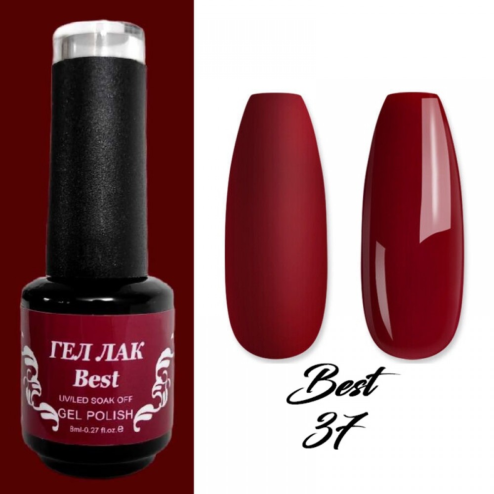 Гел лак Best 37 Виненочервен