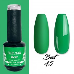 Гел лак Best 45 Изумрудено Зелен
