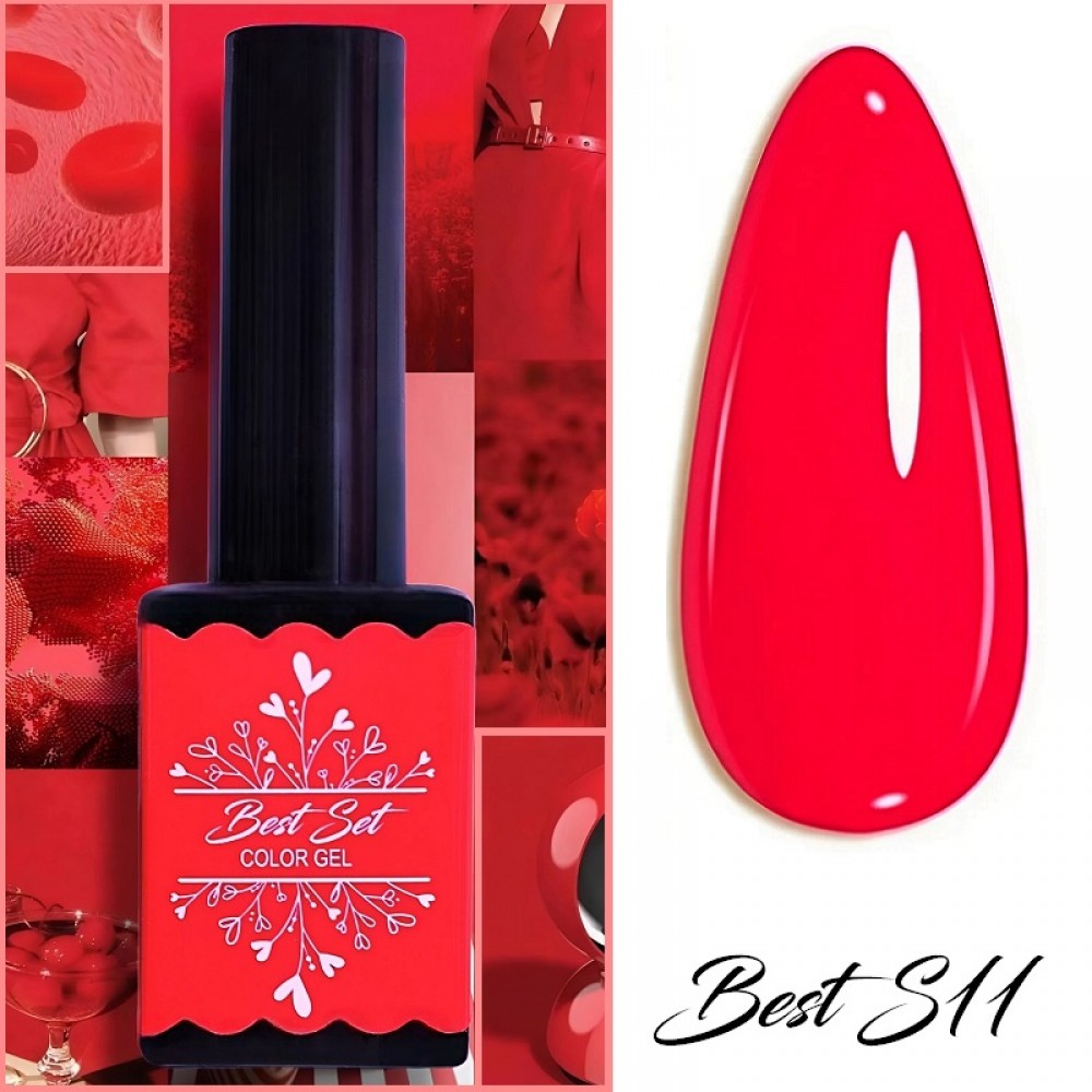 Гел лак Best S11 Коралово Червен